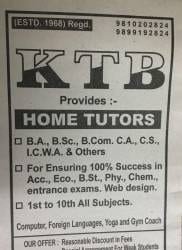   Ktb Home Tuitions 