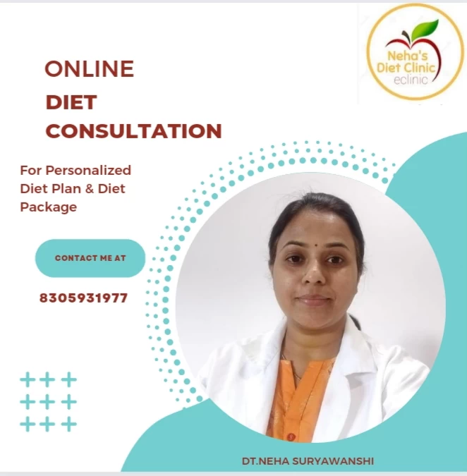 Neha's Diet Clinic- Book an appointment to get personalized diet plan as per your medical conditions